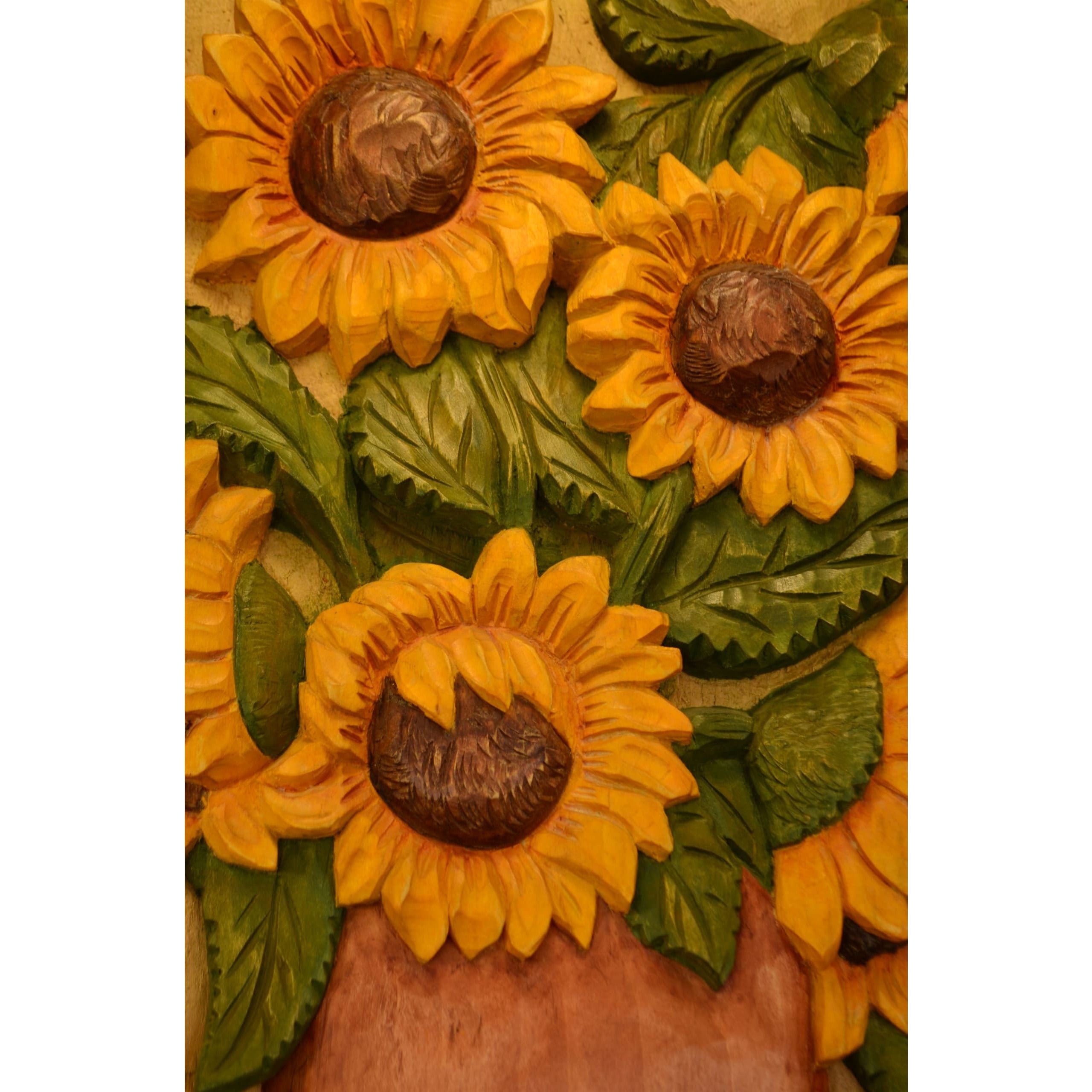 Sunflowers sculpture