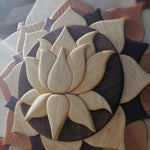 Handmade Wooden Lotus Mandala
